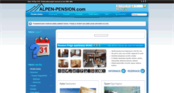 Desktop Screenshot of alpen-pension.com